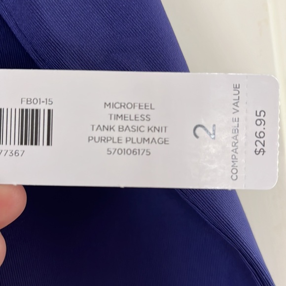 Chico's Microfeel Timeless Tank Size 2 - Picture 4 of 7